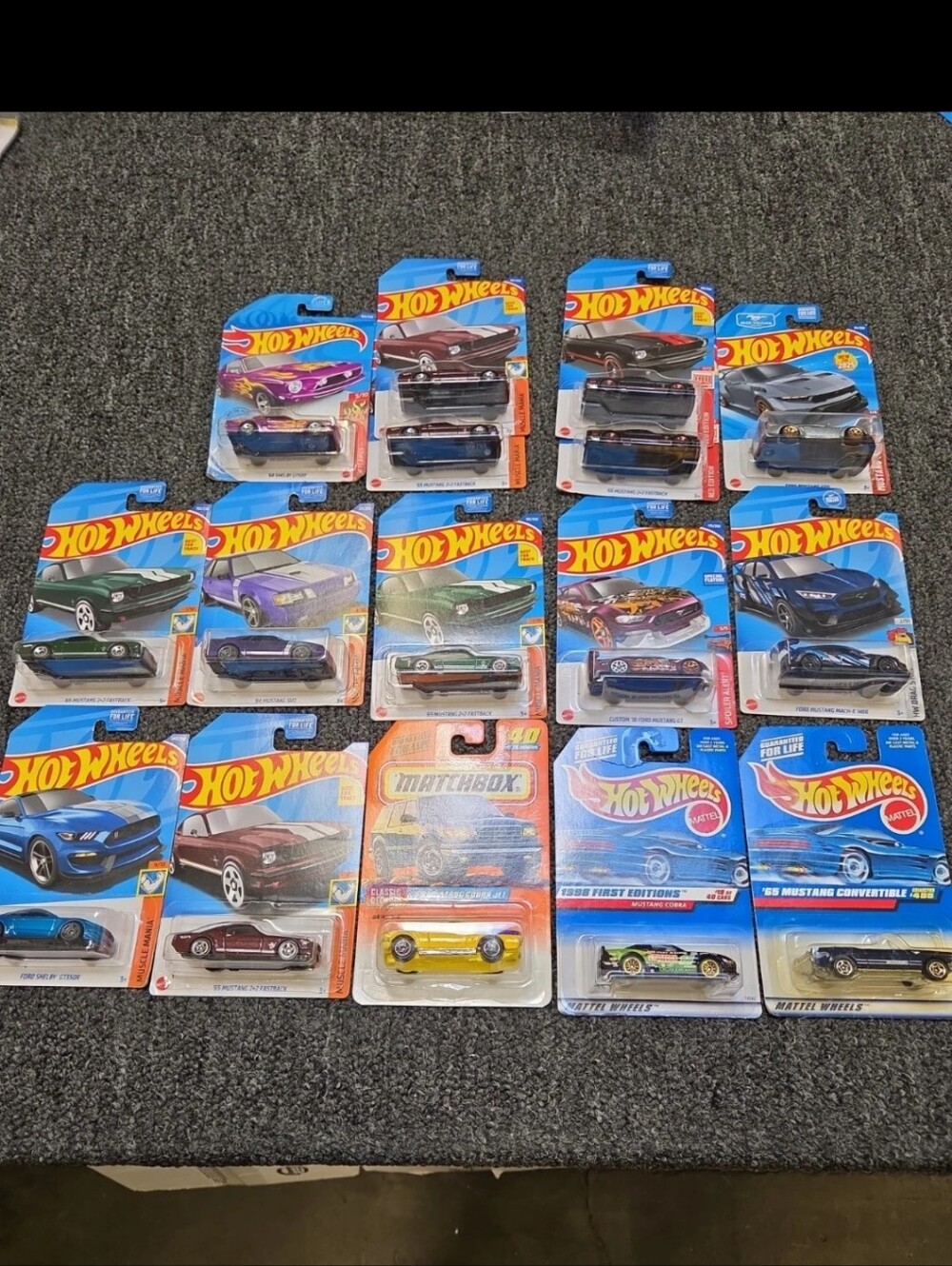 16 Hot Wheels Mustangs  See Pictures